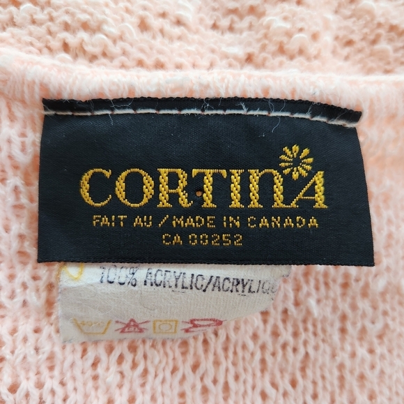 80s Pink Knit Short Sleeve Sweater - Picture 8 of 8